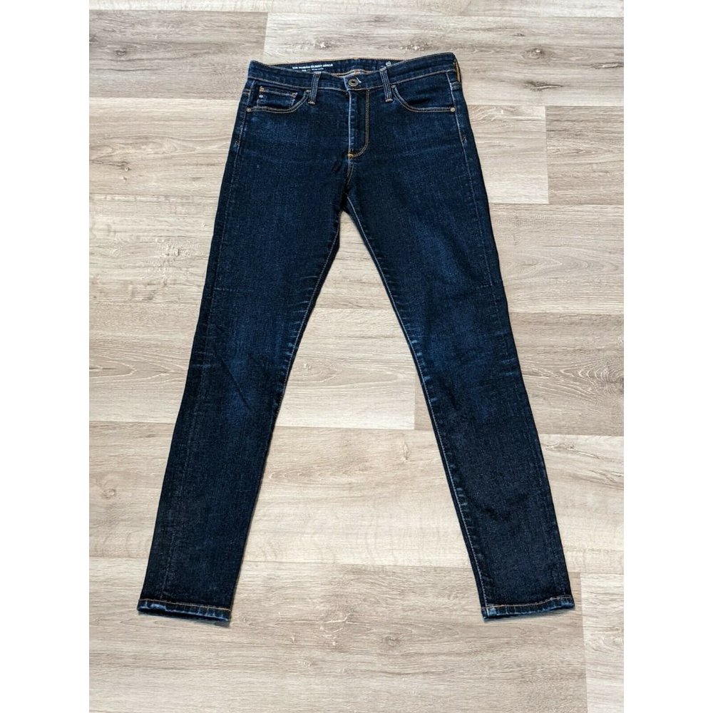 Adriano Goldschmied The Farrah Skinny Ankle Jeans Size 26R High Rise Denim Blue